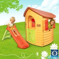 Детский игровой домик с горкой smoby 310151