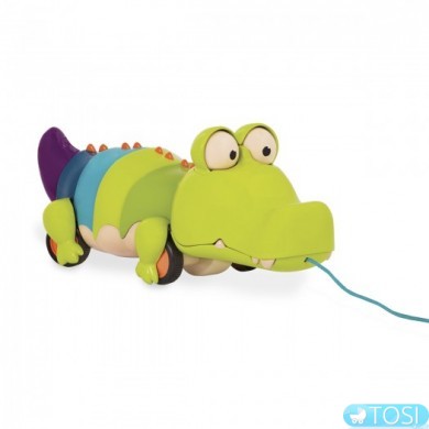 Игрушка-каталка Battat Крокодил Клац-Клаус