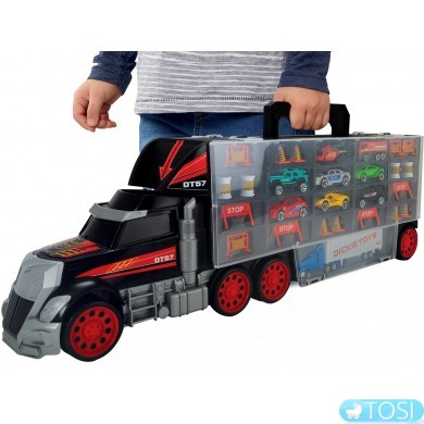 Игровой набор Dickie Toys Трейлер перевозчик авто 3749023