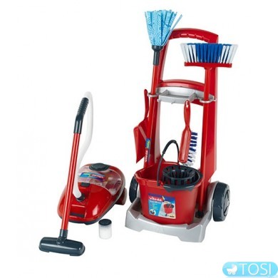 Тележка для уборки Klein Vileda 6742 с пылесосом