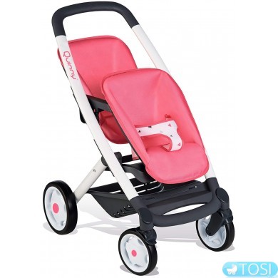 Коляска для близнецов Smoby Quinny 253298
