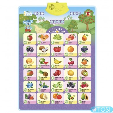 Интерактивный аудио постер Smart Koala Фрукты