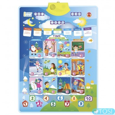 Интерактивный аудио постер Smart Koala Время и времена года