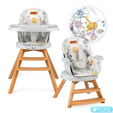 Стільчик для годування 3в1 MoMi Woodi