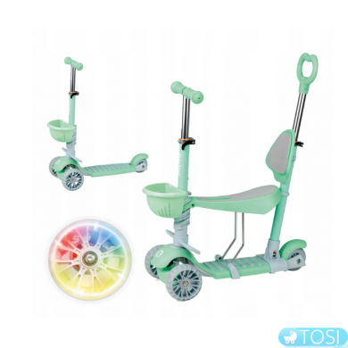 Самокат триколісний з сидінням QKIDS ILI