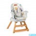 Стільчик для годування 3в1 MoMi Woodi